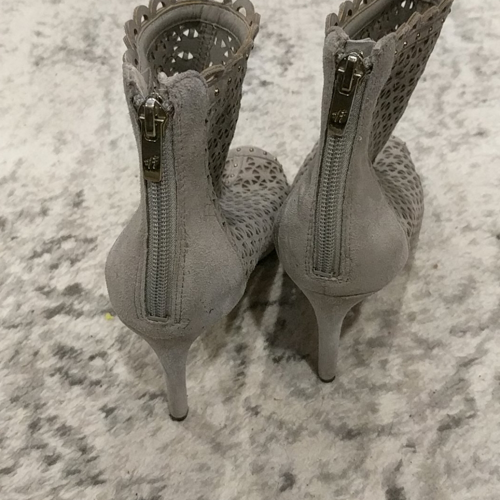 Marc Fisher Open Toe Heeled Bootie - Picture 7 of 9